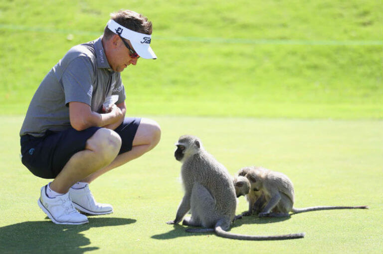 PHOTOS: Ian Poulter Spotted With New Swing Coach In South Africa