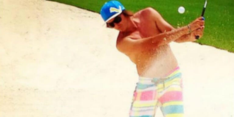 Rickie Confuses Mayakoba For Spring Break Destination, Struggles To Keep Shirt On At OHL Classic