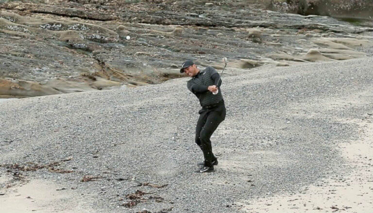 WATCH: Jason Day Makes All-World Par From A Literal Pebble Beach