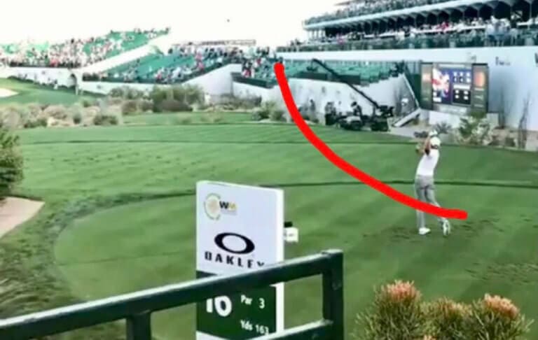 WATCH: Ian Poulter Cold Shanks One Into 16th Hole Stands At Phoenix Open