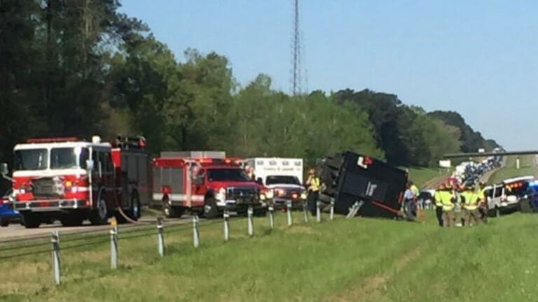 Bus Crashes En Route To The Masters, Driver Charged With DUI