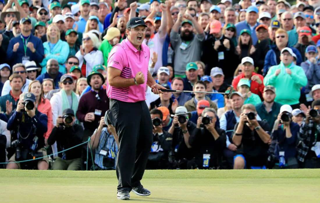 patrick reed 18 masters putt augusta national