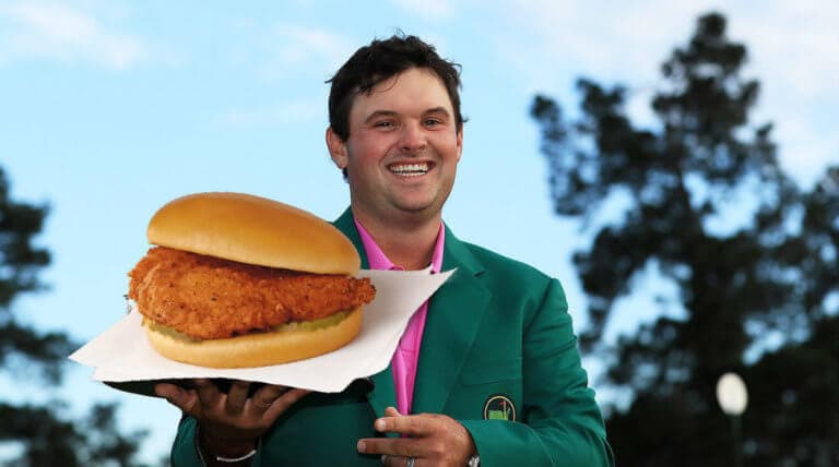 Of Course Patrick Reed Wore His Green Jacket To Chick-Fil-A