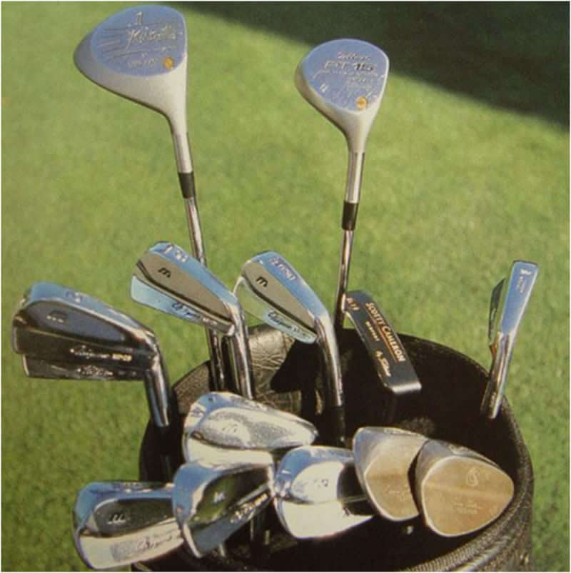 Tiger Woods 1997 Masters Golf Clubs