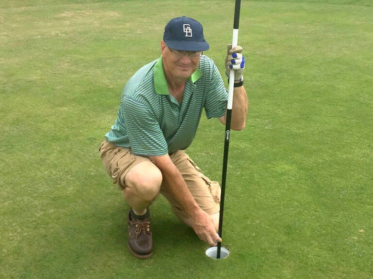 Golfer Makes Hole-In-One With A PUTTER!