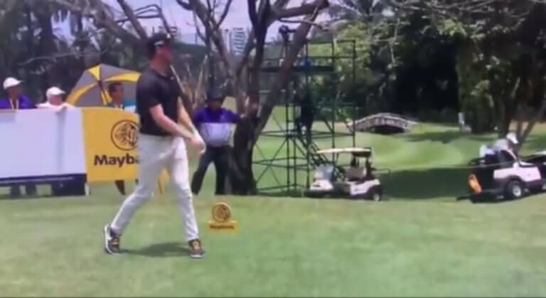 WATCH: Thomas Pieters’ Club Throw Is A Thing Of Beauty