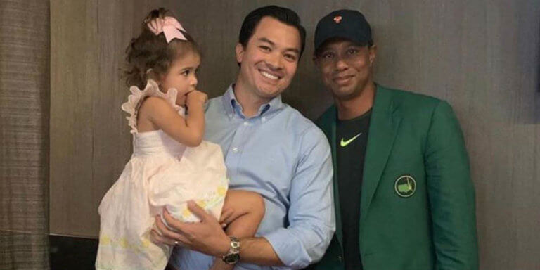 GOAT ALERT: Tiger Spotted Wearing Green Jacket In His Own Restaurant Like A Boss