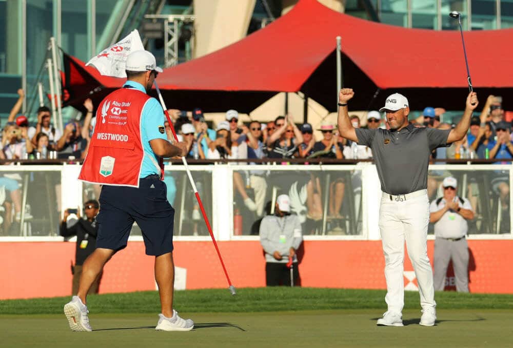 WATCH: Lee Westwood Uses Putter To Pick Up Winning Putt Like A Boss