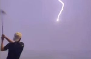TopGolf Ball Struck By Lightning