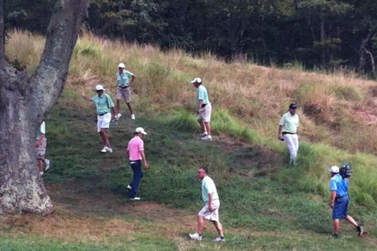 The Seven Stages of Looking for a Lost Golf Ball